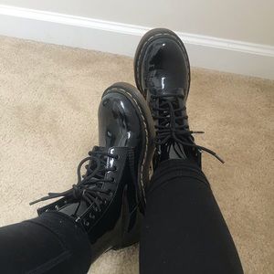 Dr Martens Black patent leather